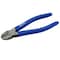 Gray Tools 6-1/2" Side Cutting, Diamond Slim Nose Pliers, With Vinyl Grips, 7/8" Jaw B241B - alternate 1